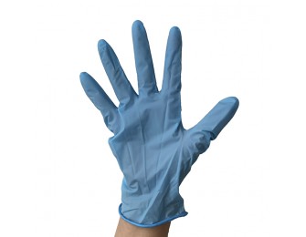 Guantes de nitrilo desechables alt=